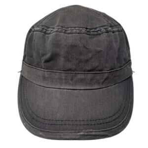 Alternative Army Cap Black One Size Strapback Adjustable Cotton Hat
